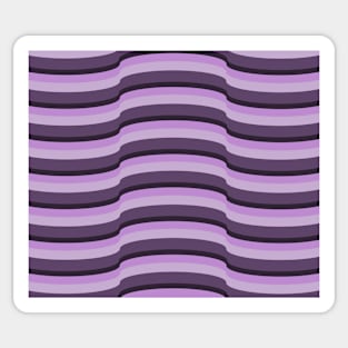 Op Art Light Purple Sticker